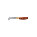 Cuchillo abatible 8" para electricista mango madera,