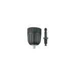 Mandril 3/8" sin llave y adaptador hexagonal 1/4"