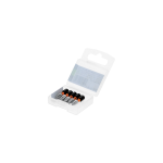 Estuche con 5 puntas de cruz PH2 de impacto largo 1"