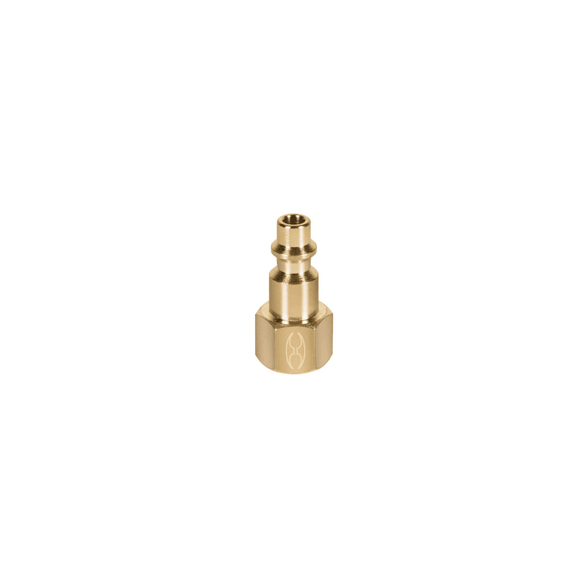 1-437.png Conector rápido de latón, cuerda 1/4" NPT - Imagen 1