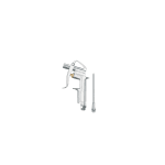 Pistola de aluminio para sopletear, boquilla ext 4"