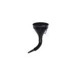 Embudo plástico 500 ml, cuello flexible con filtro