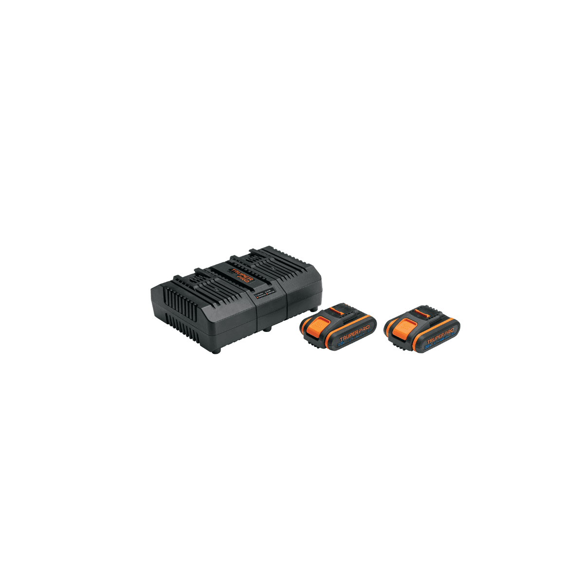 1 Combo cargador dual con 2 baterías de 2Ah, 20V - Imagen 1