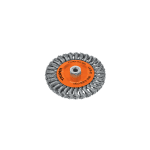 Grata circular alambre trenzado, eje 5/8"-11