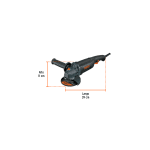 Pulidora angular 4-1/2", 1250W - Imagen 2