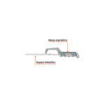 Mini arco 12" de aluminio para segueta - Imagen 2