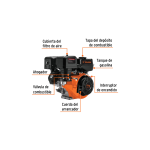 Motor a gasolina 9HP - Imagen 3