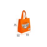 Bolsa ecológica naranja - Imagen 2