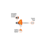 Broca para router, clásica, 1-3/8" con balero - Imagen 3