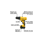 Taladro/destornillador 3/8", 12V, 1 batería 2Ah - Imagen 3