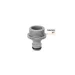 Conector 3/4" rápido macho de ABS, sistema click - Imagen 2