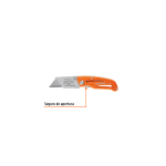 Bisturí abatible 6" cuerpo de aluminio y acero inoxidable