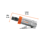 Rectificador neumático 1/4" recto - Imagen 3