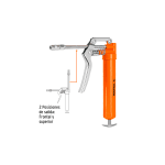 Mini inyector de grasa 3 oz, 3000 PSI - Imagen 2