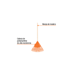 Escoba plástica para jardín, flexible, 30 dientes, mango 48" - Imagen 3