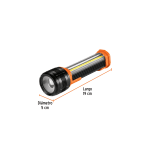 Linterna recargable con luz emergencia, 480lm - Imagen 3