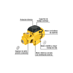 Bomba periférica 1/2HP, altura máx 20m, uso agrícola