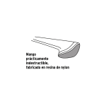 Hacha cazadora 1 lb mango de nylon de 14" - Imagen 4