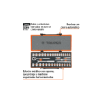 Juego de 36 herramientas cuadro 3/8" std y mm para mecánico - Imagen 4