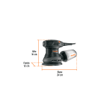 Lijadora roto orbital 5", 260W - Imagen 4