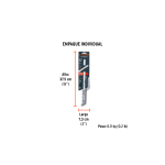 Mini arco 12" de aluminio para segueta - Imagen 4