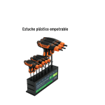 Juego de 8 llaves torx extralargas con mango T - Imagen 5