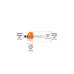Broca para router, bocel cuarto, 1-1/8" con balero - Imagen 3