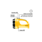 Linterna reflectora LED 260 lm, recargable - Imagen 6